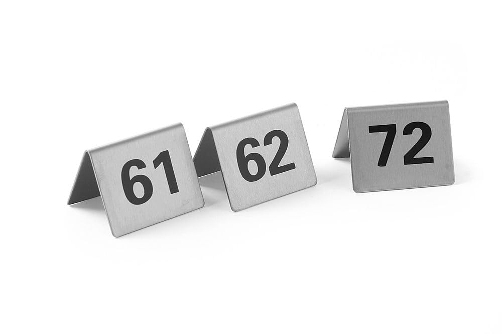 HENDI Tablestand numbers, 50x35x(H)40 mm