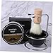 FOYTOKI Portable Shaving Kit with Soft Brush Stainless Steel Holder and Soap Bowl for Comfortable Lathering Ergonomic Design for Men and Gift Giving