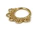 Gold Nose Ring - Gold Nose Hoop - Indian Nose Ring - Tribal Nose Ring - Nose Jewelry - Nose Piercing - Nostril Ring - Nostril Jewelry