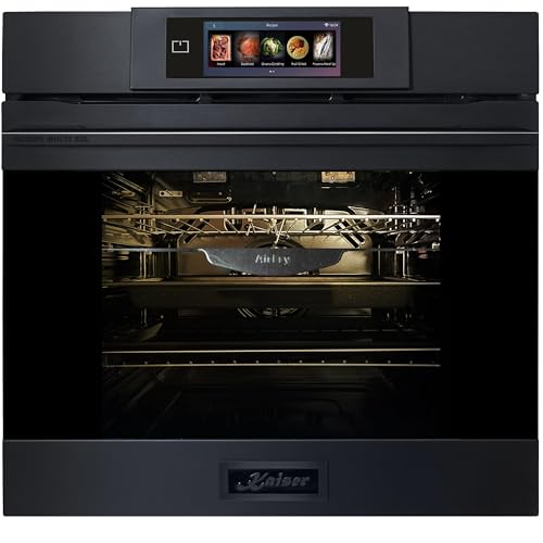 Kaiser EH 6347 - Horno empotrable eléctrico pirólisis gris grafito mate Moire 86 L pantalla TFT