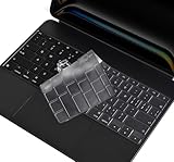 CaseBuy Premium Ultra Thin Keyboard Cover for Apple 13 Inch iPad Air 13 M3(2025) & iPad Pro M5 M4(2025 2024) with Magic Keyboard, 13' iPad Pro Protector Skin Accessories, US Keyboard Layout