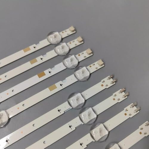 FAMUGOS 8PCS LED Backlight Strip Kit Replacement for Samsung UN50M5300AF UN50J5000AF UN49j5200 UN49J5290 UN50J5200 High Brightness TV LED Strip Aluminum Base 3V LED Lamp Beads by FAMUGOS - Used condition - Image 9
