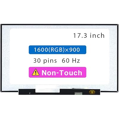 17.3 Screen Replacement for Lenovo FRU 5D10W46595 PN SD10W46596 NT173WDM-N23 V8.0 NT173WDM-N24 NT173WDM-N25 LCD Display Panel 30 pins 60 Hz (HD+1600 * 900 Non-Touch)