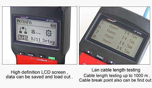 NOYAFA NF-8200 LCD Menu