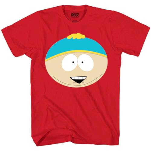 Changes South Park Cartman Big Face Costume T-Shirt (Medium) Red