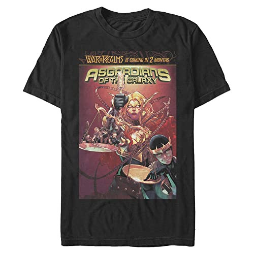 Asgardiens de la Galaxie T-Shirt Homme Marvel idéal pour les soirées cinéma et fans de comics