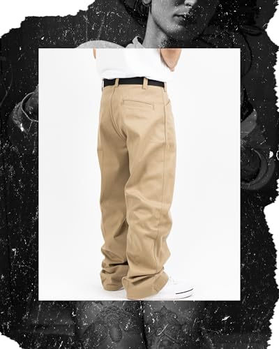 FB County 50/50 Mens Baggy Pants - Loose Fit, Durable & Soft Poly-Cotton Twill, Wide Leg Pants for Men Streetwear4