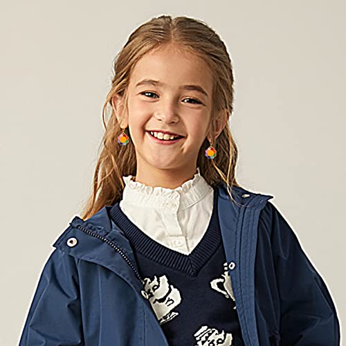 Aidsotou Girls Hypoallergenic Huggie Hoop Earrings With Charm Cute Small Dangle Hoop Earrings Set thumb #4