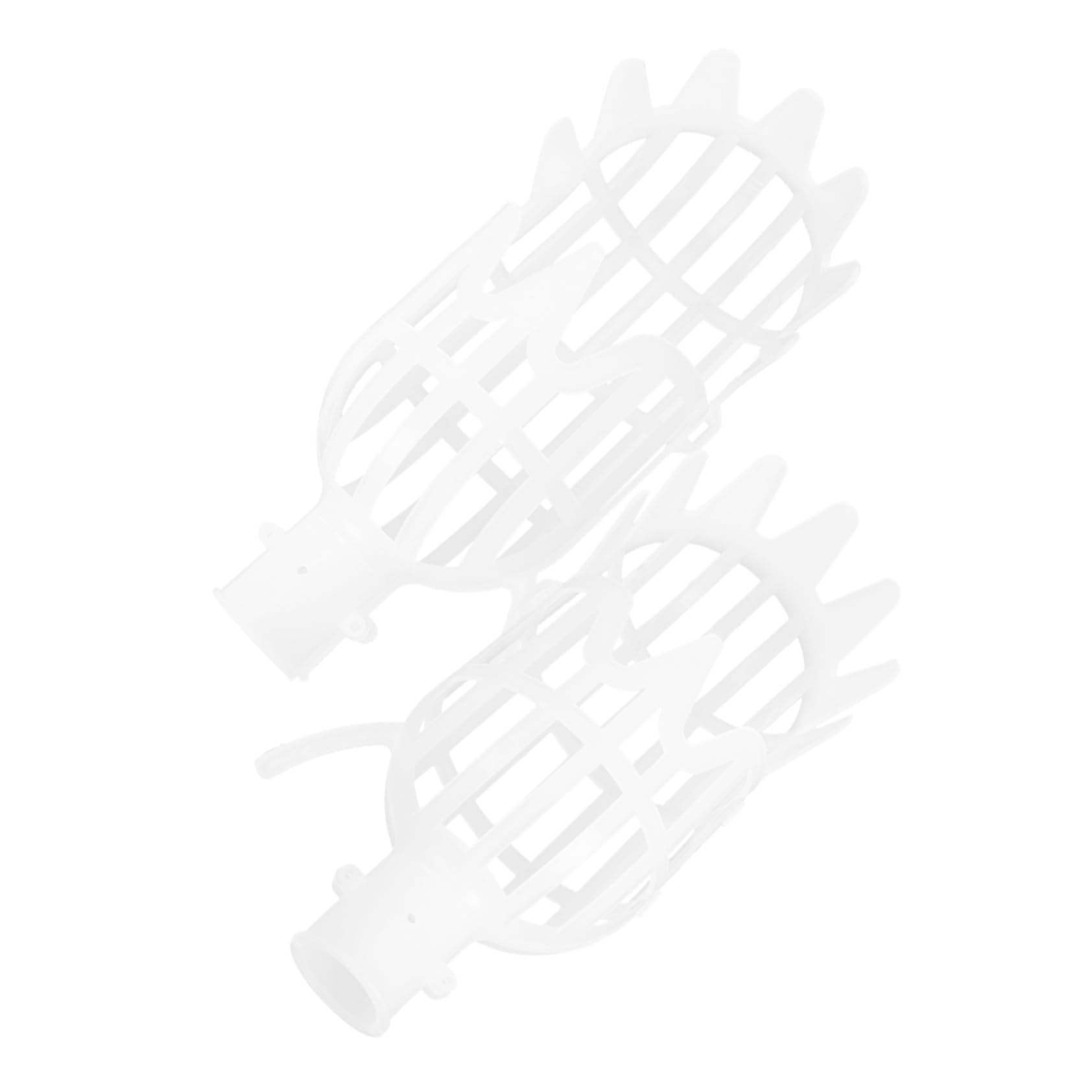 TOBBOMEY Extendable Fruit Picker 2pcs Bayberry Picker for Pear Safe Practical Fruit Harvester Tool Sturdy Material