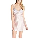 Oscar de la Renta Pink Label Women's Luxe Charmeuse Chemise with Lace