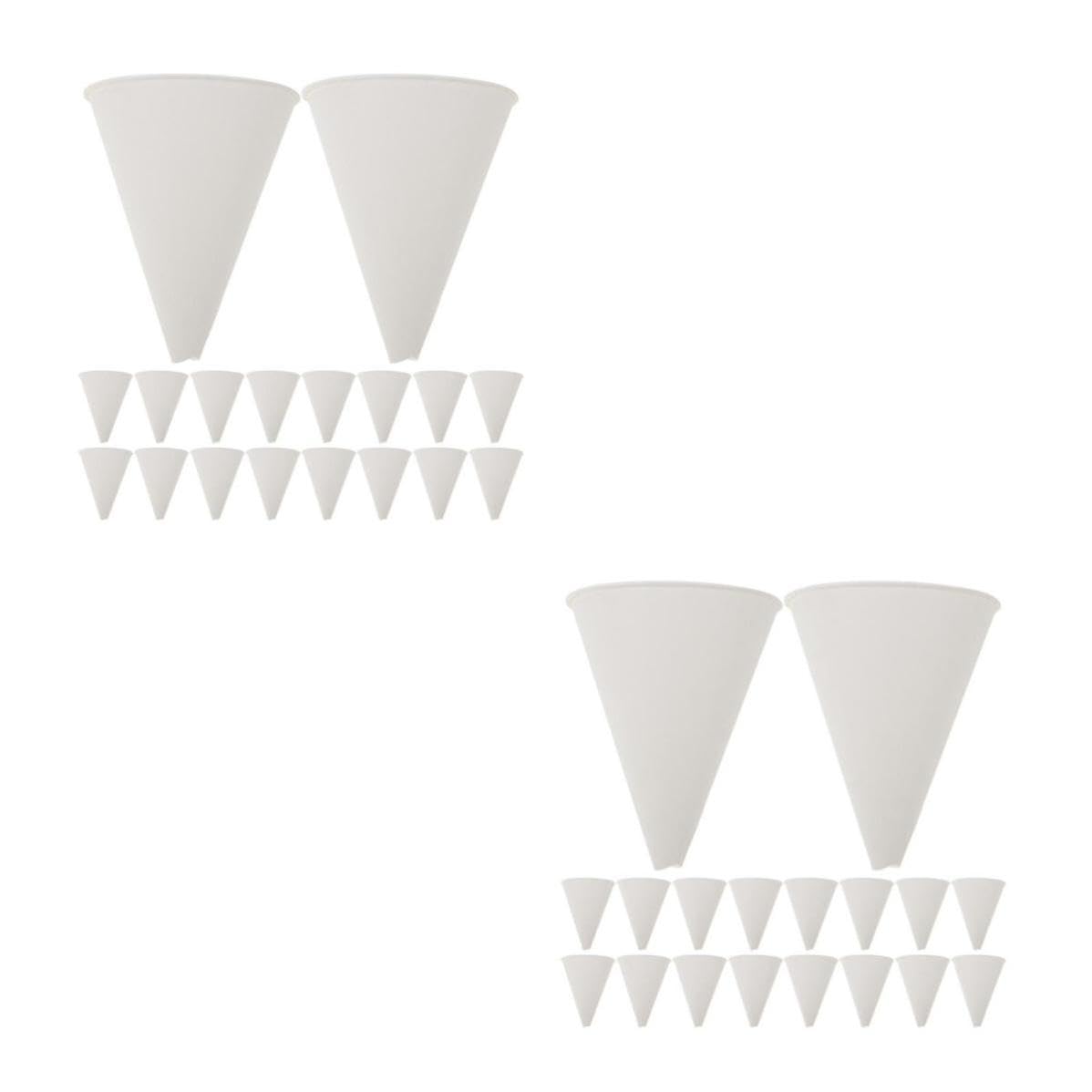 Cabilock 240 Pièces Entonnoir à Huile pour Voiture, Papier, Blanc,