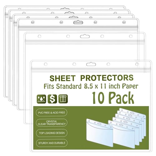 Bird Fiy Sheet Protectors 10 Pack 8.5