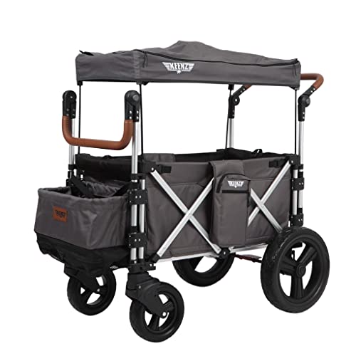 Fantastic Deal! Keenz 7S+ 4-Passenger Wagon - Fully Loaded Foldable Wagon Cart with Wheels, Double S...
