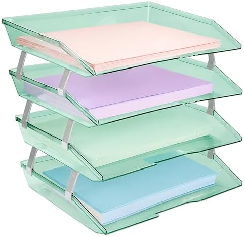 Acrimet 4 Tier Paper Letter Tray Side Load Letter Size, Office De...
