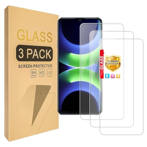 MTRIEBA [3 Pack] Compatible for Huawei Nova Y63 4G GFY-LX1 Screen Protector Tempered Glass, Case Friendly [High-definition scratch-resistant, 9H hardness]