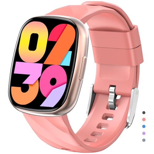 PTHTECHUS Fitness Tracker Montre pour Enfants, Montre Intelligente étanche IP67, 100 Modes de...