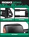 SCITOO fit for Towing Mirrors High Perfitmance Passenger Side Automotive Exterior Mirrors fit 07-16 for Toyota for Tundra with Turn Signal Heated and Power Control Features