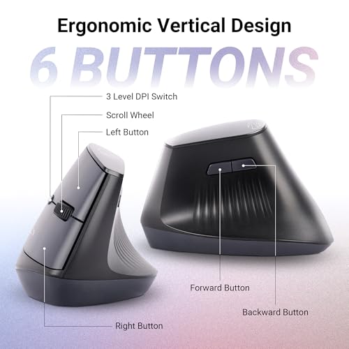 Add ZEBRONICS Jaguar V, Vertical Wireless Mouse, Dual Mode (2.4GHz + - Image 6