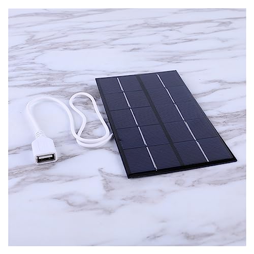 Cargador solar de teléfono móvil para camping panel portátil de 5W impermeable para baterías 2