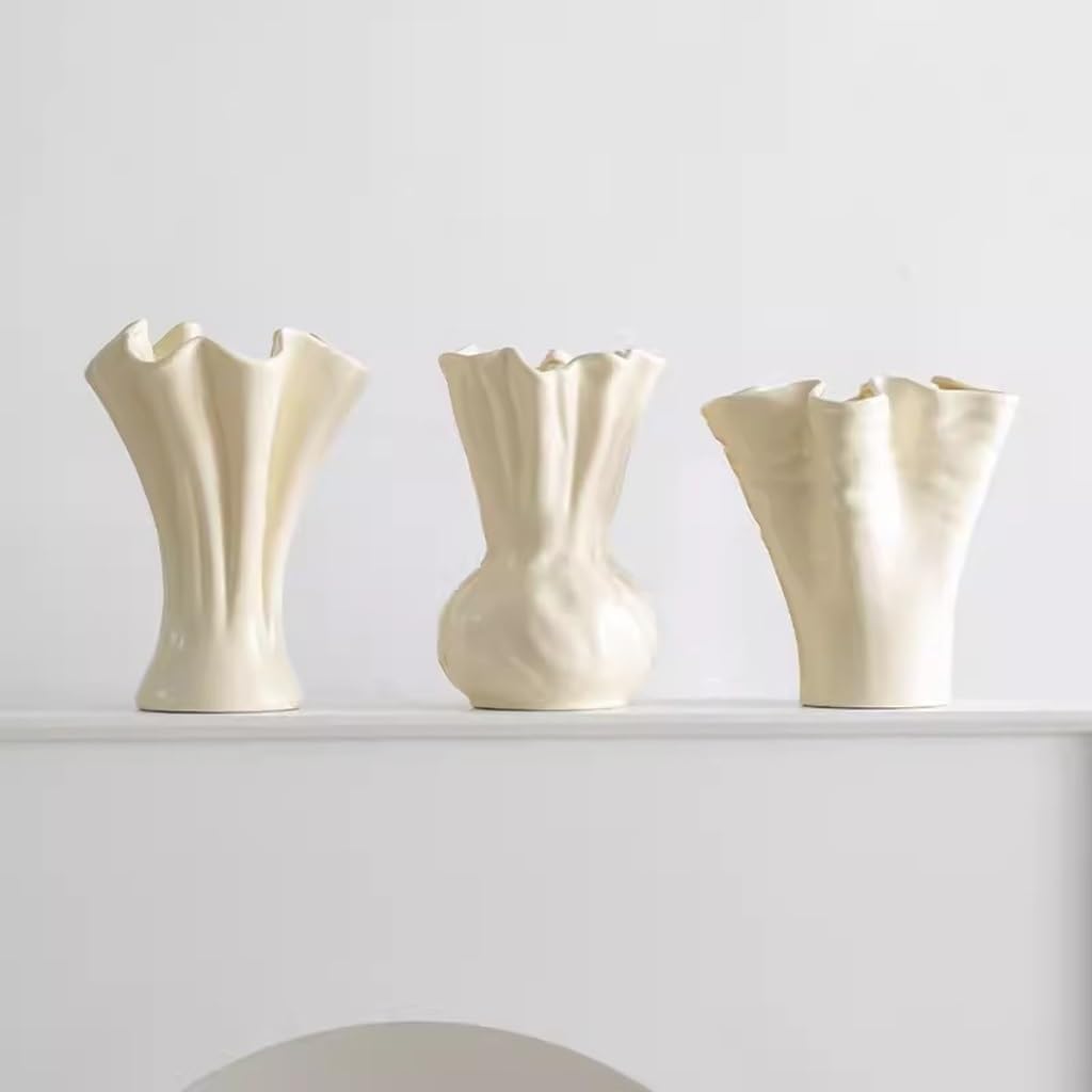 Wazon na kwiaty Nordic Ceramic, nowoczesny dekoracyjny dried, Living Room (M)