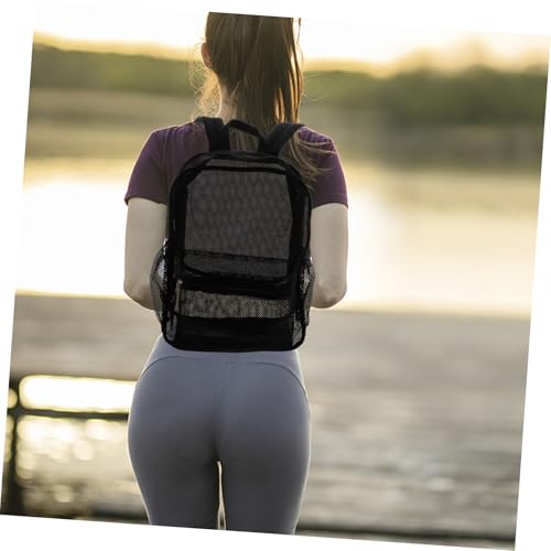 Mochila Deportiva de Malla Transpirable Beavorty Negra miniatura 6