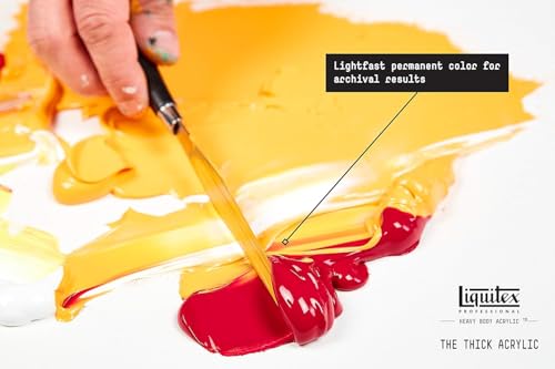 Liquitex Professional Heavy Body Acrylic Paint 138 ml tube, Burnt Umber - Image 6