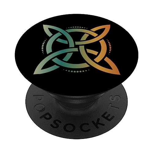Simboli celtici nodo quadrilaterale nodo celtico quaternario PopSockets PopGrip Intercambiabile