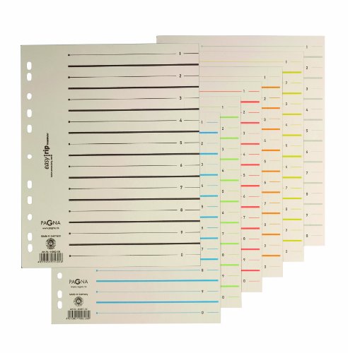 Intercalaires A4 rouge Pagna pour organiser le bureau et ranger vos dossiers