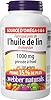 Webber Naturals Flaxseed Oil 1000 mg, 210 Softgels, Plant Source Omega-3, For Heart, Brain and Cardiovascular Health