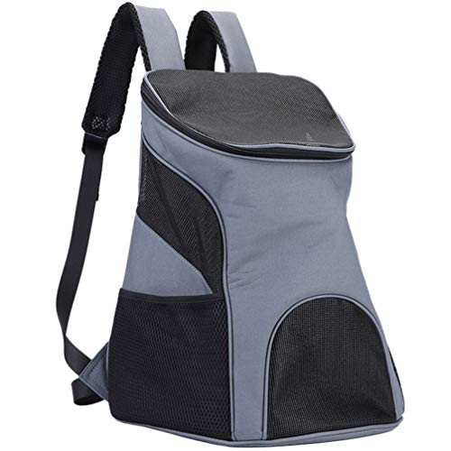 Popetpop Mochila para transporte de animais de estimação para cães pequenos e gatos, bolsa para carr