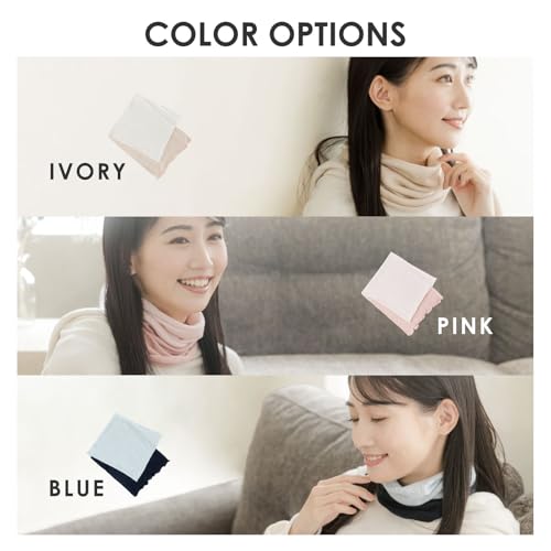 Neck Warmer Women's 100% Silk Made in Japan Thin Neck Gaiter Neck Guard Sleeping2