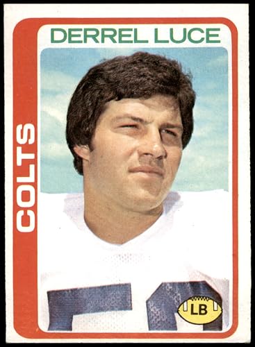 1978 Topps #418 Derrel Luce Baltimore Colts (Football Card) EX Colts Baylor