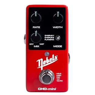 Chorus 1, Chorus 2, Flanging modes Mono or Stereo operation “Glow in the Dark” knob indicators Small compact size Tap Tempo