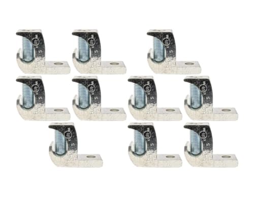 COREX 1/0 Aluminum Lay-in Lug, #14-1/0, Dual Rated for Copper and/or Aluminum (AL9CU) - LA1/0 (10 Pack)