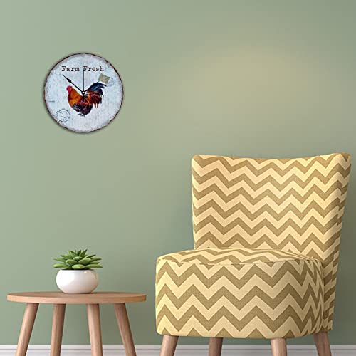 Horloges murales en bois au look rétro shabby chic pour une note rustique
