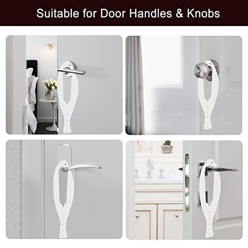 Cat Door Holder Latch, Fish-Shape Upgraded Flex Latch Cat Door Stopper, Keep Dogs And Baby Out Of Litter Boxes And Food With 5 Adjustable Sizes (1 Pack White) #TOP2
