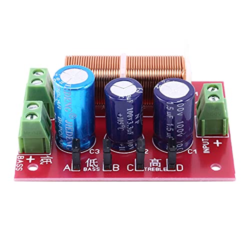 Katigan 400W Speaker Crossover 2 Way High-Low 4-16 Ohm Frequency Divider For Speaker #TOP3