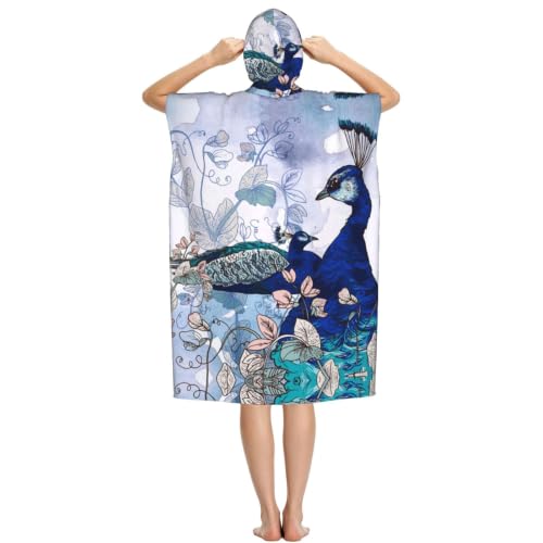 Peignoir à capuche anti-froid léger pour sortie de bain et plage