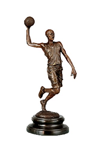 Toperkin Home Decor Basketball Player Metal Statue Sculpture Tpe-777 #TOP13