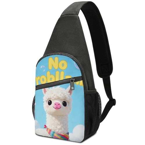 Sac à dos bandoulière léger No Probllama pour randonnée et plein air