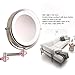 Produktbild L.HPT LED Miroir Grossissant x 1 Miroir 360, Double Face Miroir Courtoisie Für die Rasur, Rond Vanity Mirror (Edition: 7 Zoll)
