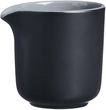 Ritzenhoff & Breker Jasper Milk Jug Ceramic Pourer 170ml Black Cream Jug for Coffee & Cake Stoneware