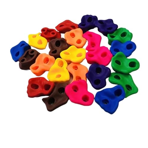parete arrampicata Set da 10 pezzi di prese for parete da arrampicata, pietre da arrampicata in legno, gioco for parco giochi, kit di presa for mani e piedi(10pcs no screw)