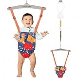 Door Jumper for Baby Swing Jumper, Adjustable Johnny Jumper w Seat, Baby Doorway Jumper Set Great for Baby Exerciser, Durable Door Clamp Bumper Jumper for 6-24 Months Toddler Infant