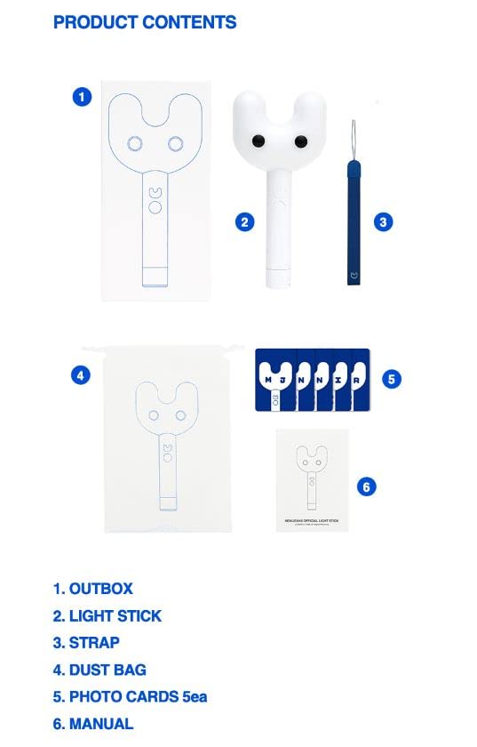 Wabtvkon NewJeans - Official Light Stick 公式 ペンライト 輸入品 by NEWJEANS - Used condition - Image 5