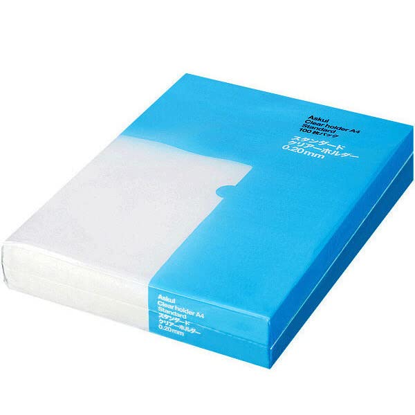 Amazon | LOHACO (アスクル) クリアーホルダー A4 1袋 (100枚