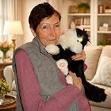 Chongker Chat robot réaliste, chat noir