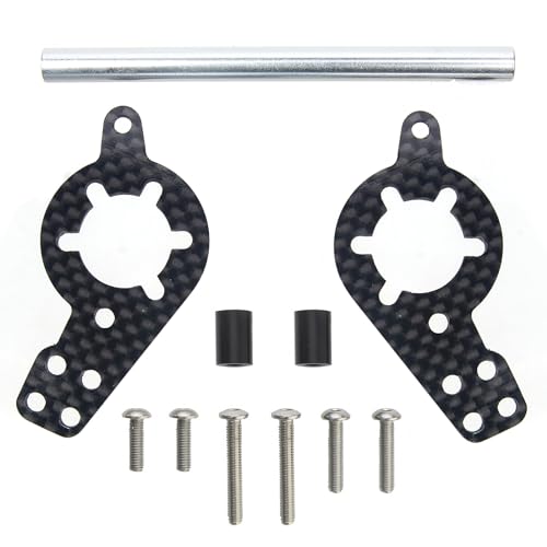 TOOMOD Carbon Fibre Rear Shock Damper Mount for Tamiya RC Car Grsshopper Grasshopper 2 Hornet Buggy Chassis Upgrades Parts