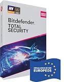 Bitdefender Total Security | 5 dispositivos | 1 año | PC/MAC/iOS/Android | Código de activación enviado por correo postal