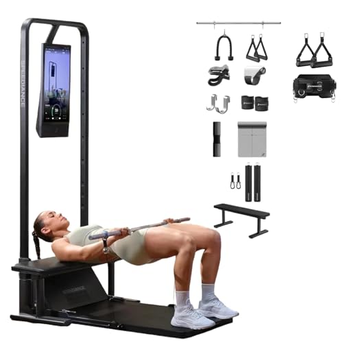 Speediance Gym Monster 2, Works & PowerGrip Smart Handles & Weight Lifting Belt Bundle